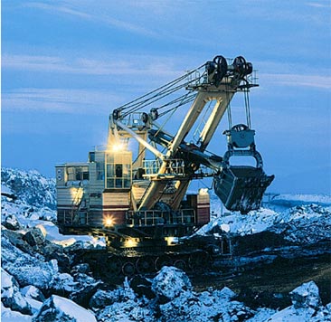 Mining equipment - the big machine in mining industry.